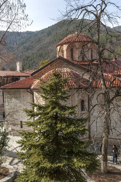 Bachkovo Monastery Bulgária Fevereiro 2019 Edifícios Mosteiro Medieval Bachkovo Dormição — Fotografia de Stock