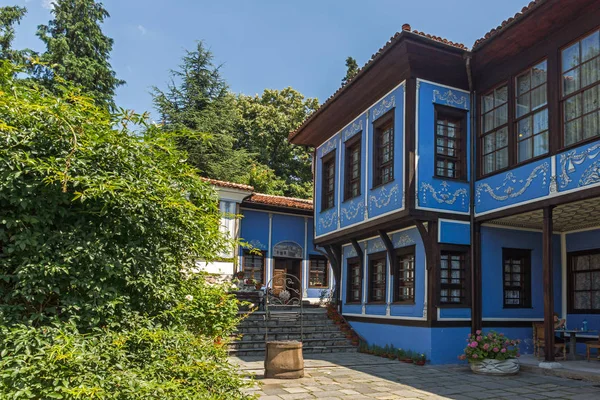 Plovdiv Bulgarije Juli 2018 Negentiende Eeuwse Huizen Architectonische Historische Behouden — Stockfoto