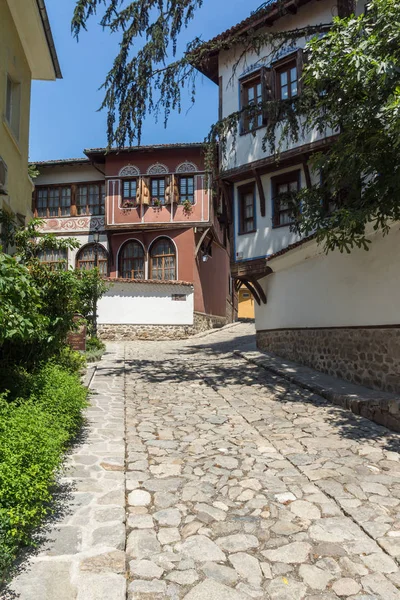 Plovdiv Bulgarije Juli 2018 Negentiende Eeuwse Huizen Architectonische Historische Behouden — Stockfoto