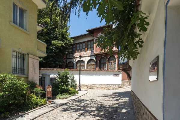 Plovdiv Bulgaria Julio 2018 Casas Del Siglo Xix Reserva Arquitectónica —  Fotos de Stock