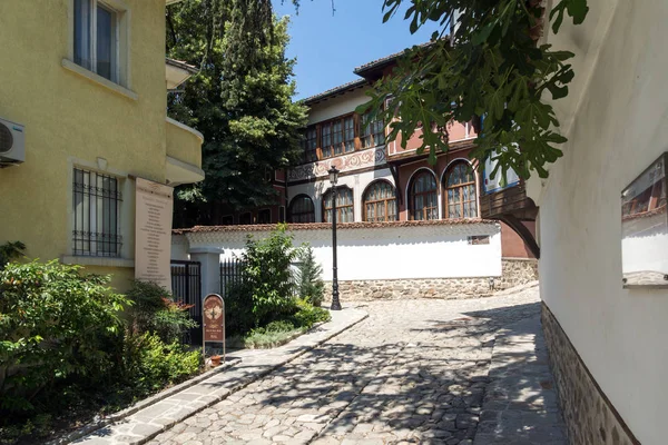 Plovdiv Bulgaria Julio 2018 Casas Del Siglo Xix Reserva Arquitectónica — Foto de Stock