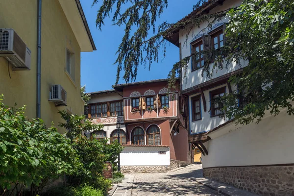 Plovdiv Bulgaria July 2018 Nineteenth Century Houses Architectural Historical Reserve – stockfoto