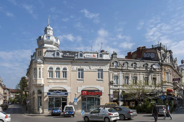 Ruse Bulgaria Mai 2008 Gebäude Und Straße Zentrum Der Stadt — Stockfoto