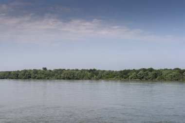 Ruse, Bulgaristan - 1 Mayıs 2008: Tuna Nehri Ruse, Bulgaristan şehrin içinden geçen