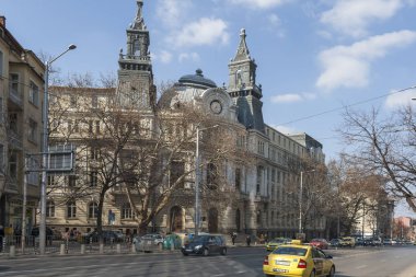 Sofia, Bulgaristan - 21 Şubat 2019: Tarım Bakanlığı Binası Sofya şehir merkezinde