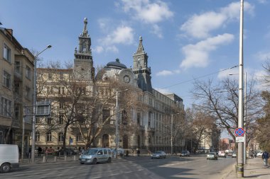 Sofia, Bulgaristan - 21 Şubat 2019: Tarım Bakanlığı Binası Sofya şehir merkezinde