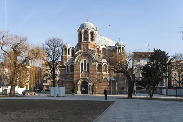 Sofia Bulgarije Februari 2019 Kerk Sveti Sedmochislenitsi Stad Van Sofia — Stockfoto