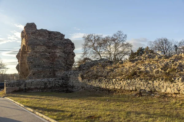 Antik Roma Şehri Diocletianopolis Hisarya Kasaba Plovdiv Bölge Bulgaristan Surlarının — Stok fotoğraf