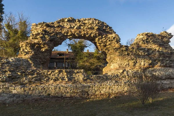 Antik Roma Şehri Diocletianopolis Hisarya Kasaba Plovdiv Bölge Bulgaristan Surlarının — Stok fotoğraf