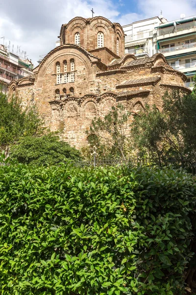 Thessaloniki Grécia Setembro 2017 Igreja Ortodoxa Bizantina Antiga Panteleimon Centro — Fotografia de Stock