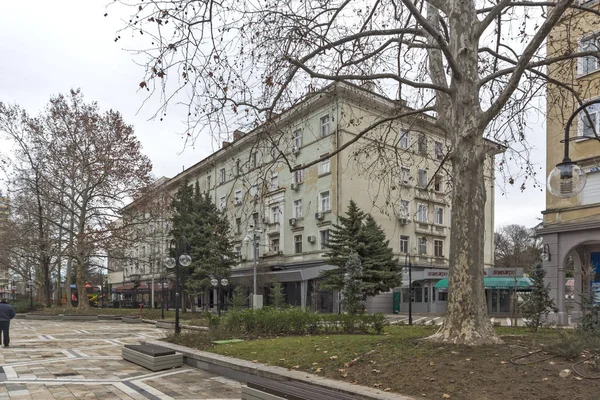Dimitrovgrad Bulharsko Února 2019 Centrální Ulice Budovy Městě Dimitrovgrad Regionu — Stock fotografie