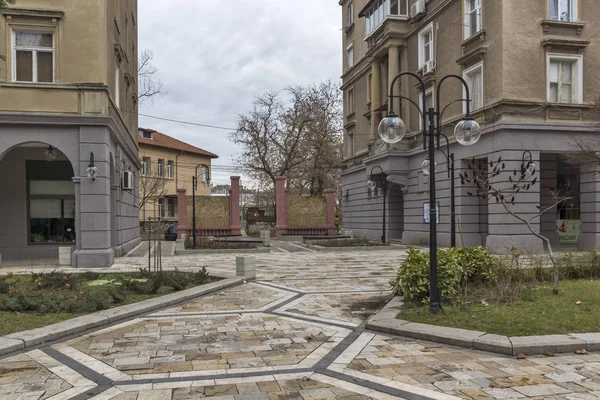 Dimitrovgrad Bulgaria Febrero 2019 Calle Central Edificio Ciudad Dimitrovgrad Región — Foto de Stock