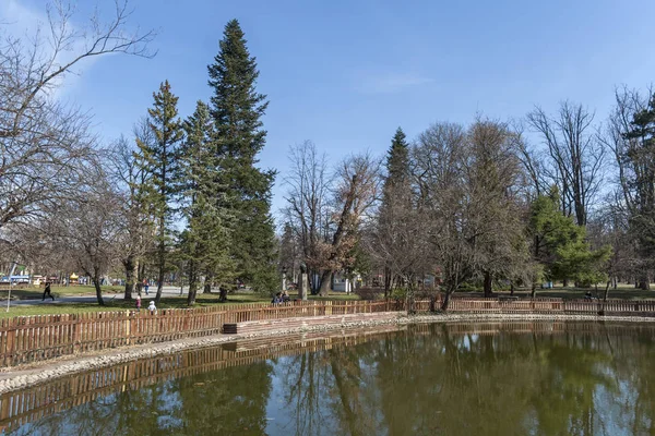 Sofia Bułgaria Marca 2019 Jezioro Borisova Gradina Boris Garden Mieście — Zdjęcie stockowe