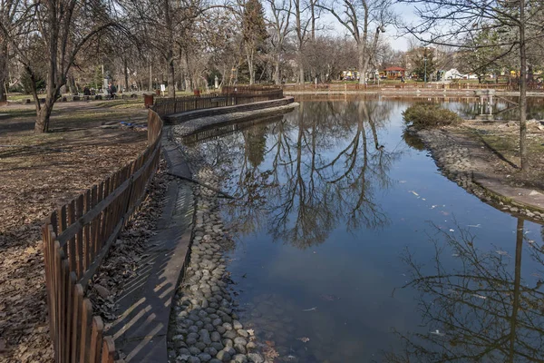 Sofia Bułgaria Marca 2019 Jezioro Borisova Gradina Boris Garden Mieście — Zdjęcie stockowe