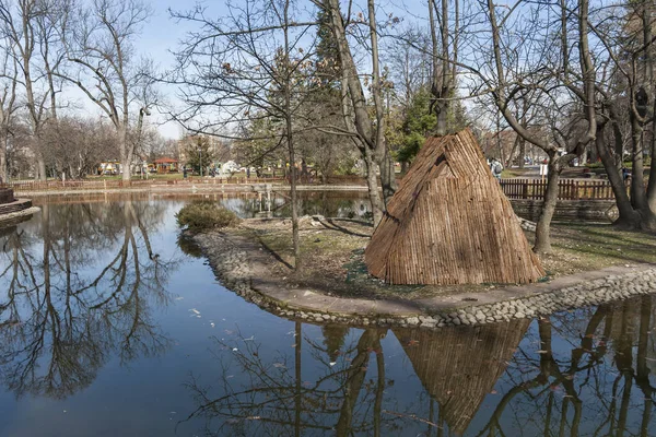 Sofia Bulgarien März 2019 See Borisova Gradina Borisgarten Der Stadt — Stockfoto