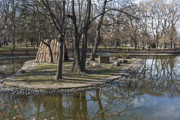 Sofia Bulgarien März 2019 See Borisova Gradina Borisgarten Der Stadt — Stockfoto