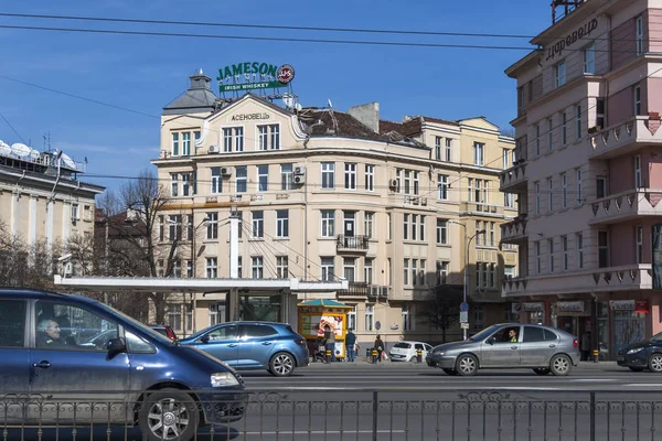 Sofia Bulgaria Marzo 2019 Edificio Típico Centro Ciudad Sofía Bulgaria — Foto de Stock