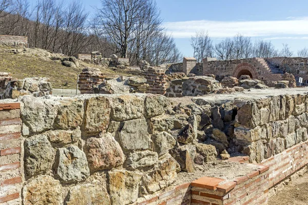 Antik Roma Kalesi Trajan Kapısı Kalıntıları Sofya Bölgesi Bulgaristan — Stok fotoğraf