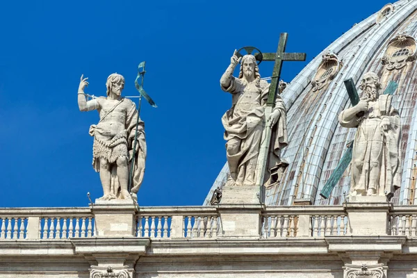 Città Del Vaticano Giugno 2017 Basilica San Pietro Piazza San — Foto Stock