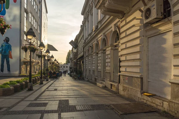 Belgrade Sérvia Novembro 2018 Knez Mihailova Street Prince Michael Street — Fotografia de Stock