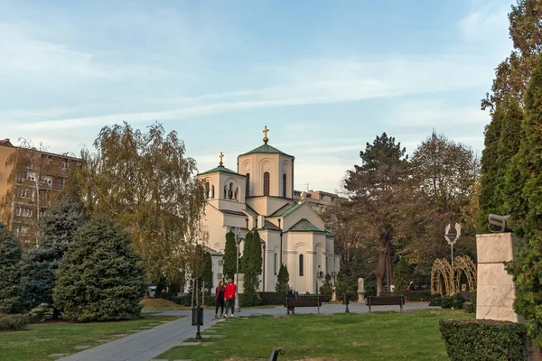 Belgrade Serbia November 2018 Church Saint Sava Center City Belgrade — Stockfoto