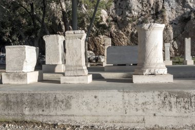 Acropolis atina, Attica, Yunanistan, antik Kalıntılar