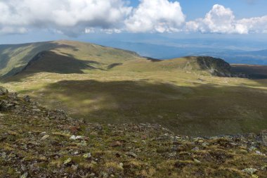Rila Mountan yedi Rila göller, Bulgaristan yakınındaki görünümünü yaz
