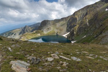 Yedi Rila Göller, Rila Dağı, Bulgaristan gölde The Eye inanılmaz, yatay