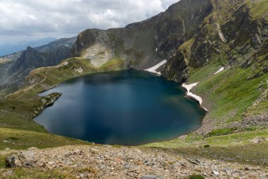 Yedi Rila Göller, Rila Dağı, Bulgaristan gölde The Eye inanılmaz, yatay