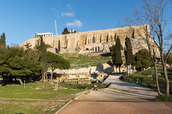 Vista Panorâmica Acrópole Atenas Attica Grécia — Fotografia de Stock