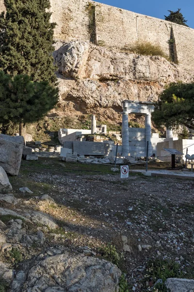 Ruines Antiques Acropole Athènes Attique Grèce — Photo