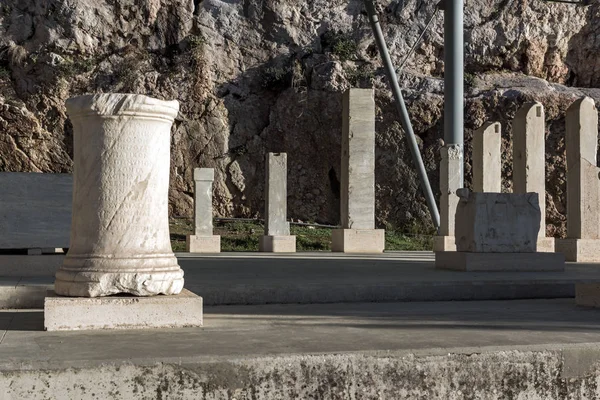 Ruiner Fra Oldtiden Ved Akropolis Athen Attika Hellas – stockfoto