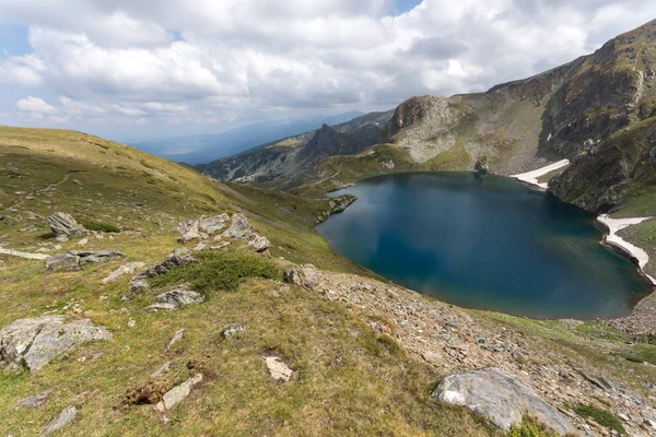 Amazing Landscape Eye Lake Seven Rila Lakes Rila Mountain Bulgaria — 스톡 사진