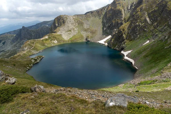 Paisagem Incrível Com Lago Eye Seven Rila Lakes Rila Mountain — Fotografia de Stock