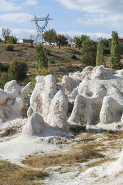 Kaya Oluşumu Taş Düğün yakınındaki şehir Kırcaali, Bulgaristan