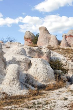 Kaya Oluşumu Taş Düğün yakınındaki şehir Kırcaali, Bulgaristan