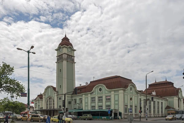 Burgas Bulgaria May 2008 Central Railway Station Building Center City — Stock Photo, Image