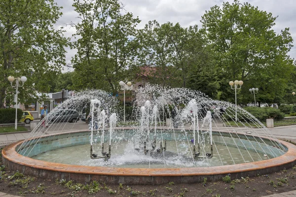 Burgas Bułgaria Maja 2008 Typowa Ulica Budynek Centrum Miasta Burgas — Zdjęcie stockowe