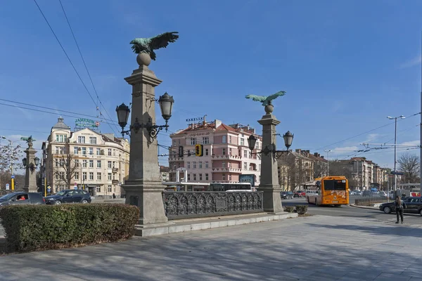 Sofie Bulharsko Března 2019 Eagle Most Přes Řeka Perlovska Městě — Stock fotografie