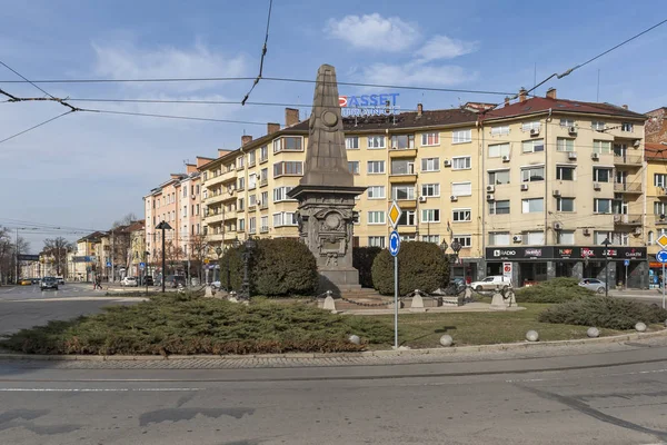 保加利亚索非亚 2019年3月7日 保加利亚索非亚市保加利亚革命家和民族英雄瓦西勒 列夫斯基纪念碑 — 图库照片