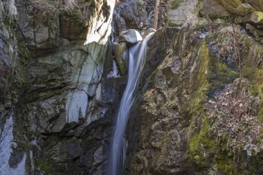 Kostenets Şelalesi, Rila Dağı, Bulgaristan 'ın muhteşem manzarası