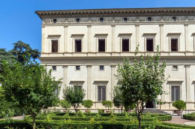Rome, İtalya - 23 Haziran 2017: Bina, Villa Farnesina, Trastavete bölgesinde Roma, İtalya