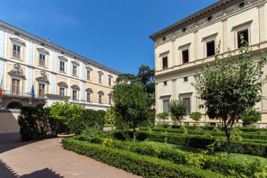 Rome, İtalya - 23 Haziran 2017: Bina, Villa Farnesina, Trastavete bölgesinde Roma, İtalya