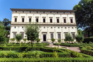 Rome, İtalya - 23 Haziran 2017: Bina, Villa Farnesina, Trastavete bölgesinde Roma, İtalya