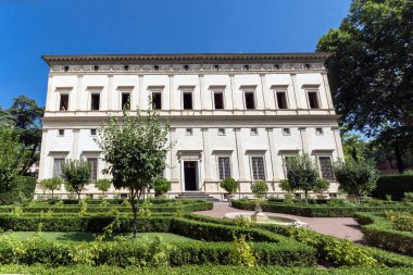 Rome, İtalya - 23 Haziran 2017: Bina, Villa Farnesina, Trastavete bölgesinde Roma, İtalya