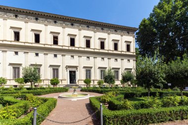 Rome, İtalya - 23 Haziran 2017: Bina, Villa Farnesina, Trastavete bölgesinde Roma, İtalya