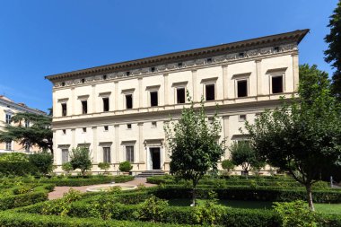 Rome, İtalya - 23 Haziran 2017: Bina, Villa Farnesina, Trastavete bölgesinde Roma, İtalya