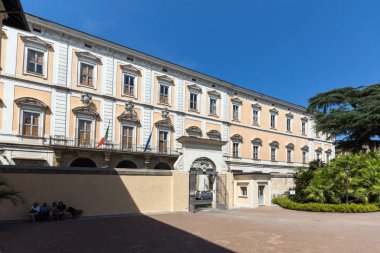 Rome, İtalya - 23 Haziran 2017: Bina, Villa Farnesina, Trastavete bölgesinde Roma, İtalya