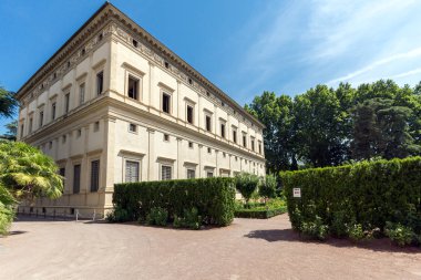 Rome, İtalya - 23 Haziran 2017: Bina, Villa Farnesina, Trastavete bölgesinde Roma, İtalya