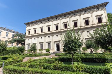 Rome, İtalya - 23 Haziran 2017: Bina, Villa Farnesina, Trastavete bölgesinde Roma, İtalya